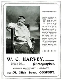 Gosport: WC Harvey, Children's Photographer, High Street, Gosport