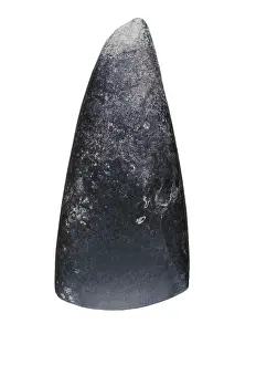 Conca: Weapon. Basaltic stone ax. Neolithic art. SPAIN