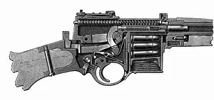 Ammo: weapons, rifles, Austrian automatic carbine Mannlicher