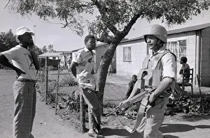 Transkei: Wearing the distinctively shaped helmets of the