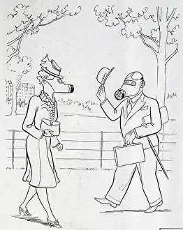 Politeness: Wearing gas masks