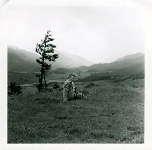 Hiker: Weary Hiker, Comrie, Perthshire