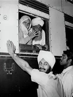 Wishers: These weary passengers, some of them aged, receive