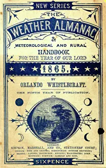 Almanac: The Weather Almanac for 1865 front cover