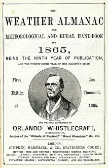 Almanac: The Weather Almanac for 1865 title page