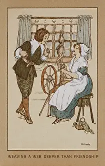 Deeper: Weaver and admirer - Florence Hardy