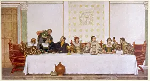 Toasting: A wedding banquet