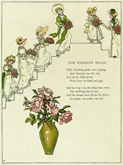 Bridesmaids: The wedding bells -- bridesmaids with bouquets