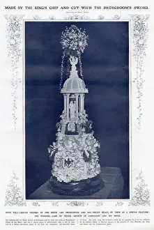 Confectioners: Wedding cake of Prince Arthur of Connaught and his bride