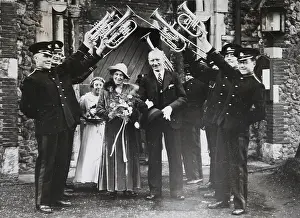 Trombones: Wedding customs - A guard of honour of