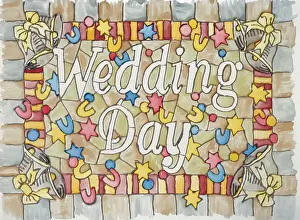 Confetti: Wedding Day ? stained glass window