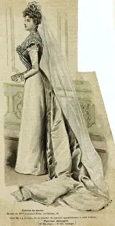 Diagonally: WEDDING DRESS 1899