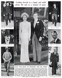 Feb23: Wedding of Duke of Simpson and Wallis Warfield