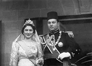 Faruk: Wedding of Faruk I and Farida of Egypt, 1938