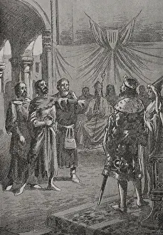Blanche: During the wedding feast of James II (1267-1327)