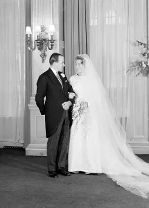 Devereux: Wedding Group - Majs C C Gaussen to Hon. Diana Bridget Deve