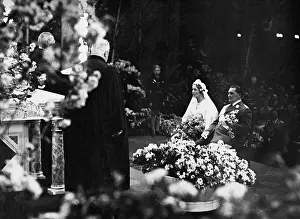 Wedding of Hermann Goring with Emmy Goring, born Emmy Sonnem