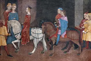 Lorenzetti: Wedding procession, Allegory of Good Government