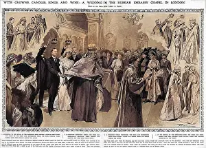 Tolstoi: A wedding in the Russian embassy chapel in London