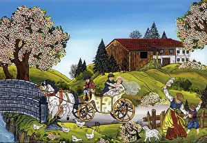 Strollers: Wedding scene by N. Poelz