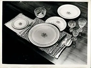 Wedgwood china service for Coronation Dinner