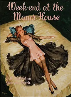 Pinup: Weekend at the Manor House - cover design, David Wright