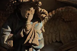 Champmol: Weeping angel, Well of Moses, Chartreuse de Champmol