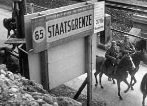 Annexation: The Wehrmacht at the Austrian border, 1938