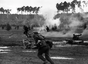 Troopers: Wehrmacht demonstration during Nuremberg Rally