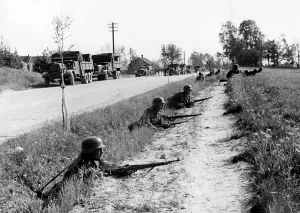 Partisan: Wehrmacht fighting partisans, ca. 1942