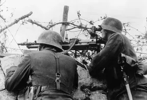 Essay: Wehrmacht machine gun post in the Crimea, 1941