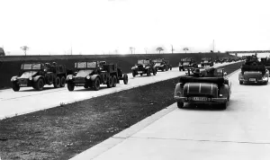 Breslau: Wehrmacht troops parading for Adolf Hitler