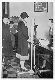 Weighed: WEIGHING PASSENGERS