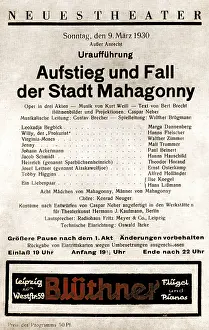 Weill: Weill, Kurt, 2.3.1900 - 3.4.1950, German composer