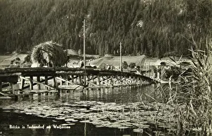 Hayride: Weissensee. Bridge in Techendorf on the Weissensee