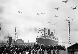 Bremen: Welcoming the Columbus, 1928