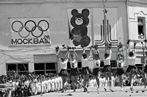 Gymnasts: Welcoming of Olympic torch relay in Bulgaria