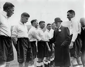 Salutations: Welcoming the soccer players