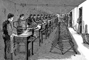 Leipzig: Welding bicycle frames in an American factory