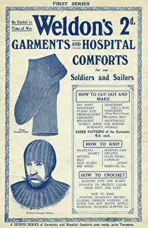 Weldons: Weldon's garments & hospital comforts, knitting booklet, WW1