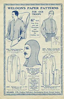 Weldons: Weldon's paper patterns for our troops, WW1