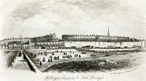 Ramsgate: Wellington Crescent and Sands, Ramsgate, Kent