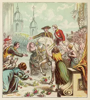Triumphant: WELLINGTON ENTERS MADRID