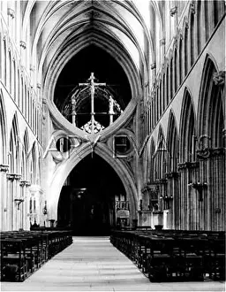 1183: WELLS CATHEDRAL NAVE