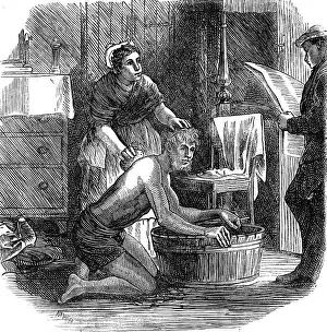 Scrubbing: WELSH MINER WASHING 1870