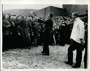Idris: Welsh miners sing for Duke of Edinburgh, Rhondda