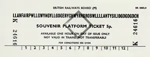 WELSH RAIL TICKET