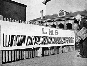 %iln: Welsh train station, 1933