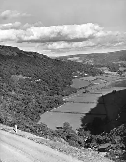 Cardiganshire: WELSH VALLEY SCENERY