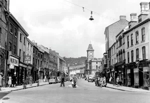 Welshpool: Welshpool, Broad Street c1955